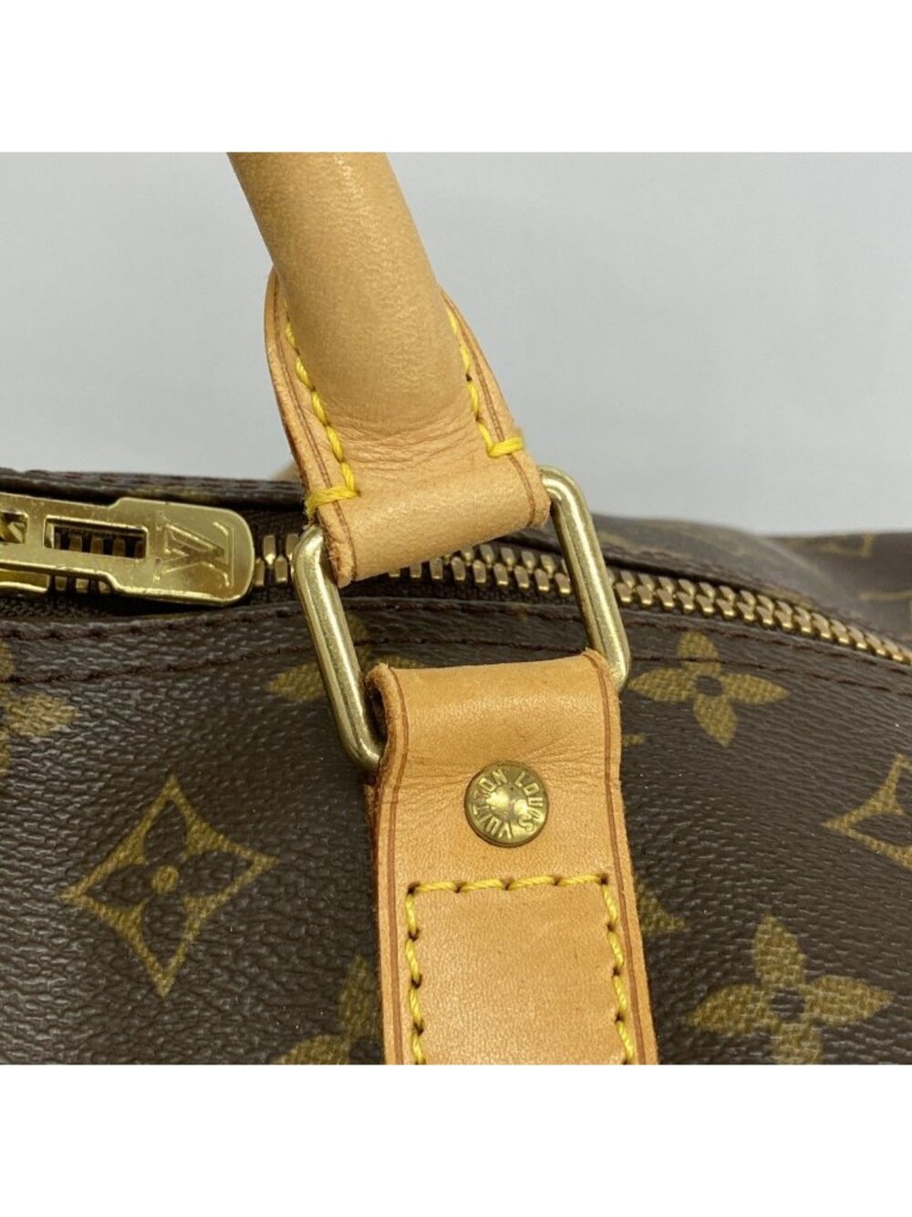 Louis Vuitton Boston Bag Monogram Keepall 60 Brown - Picture 10 of 10